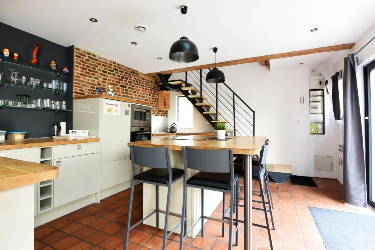 Maison Vieux Lille 3 Chambres Parking Prive 24H24H Acces 外观 照片