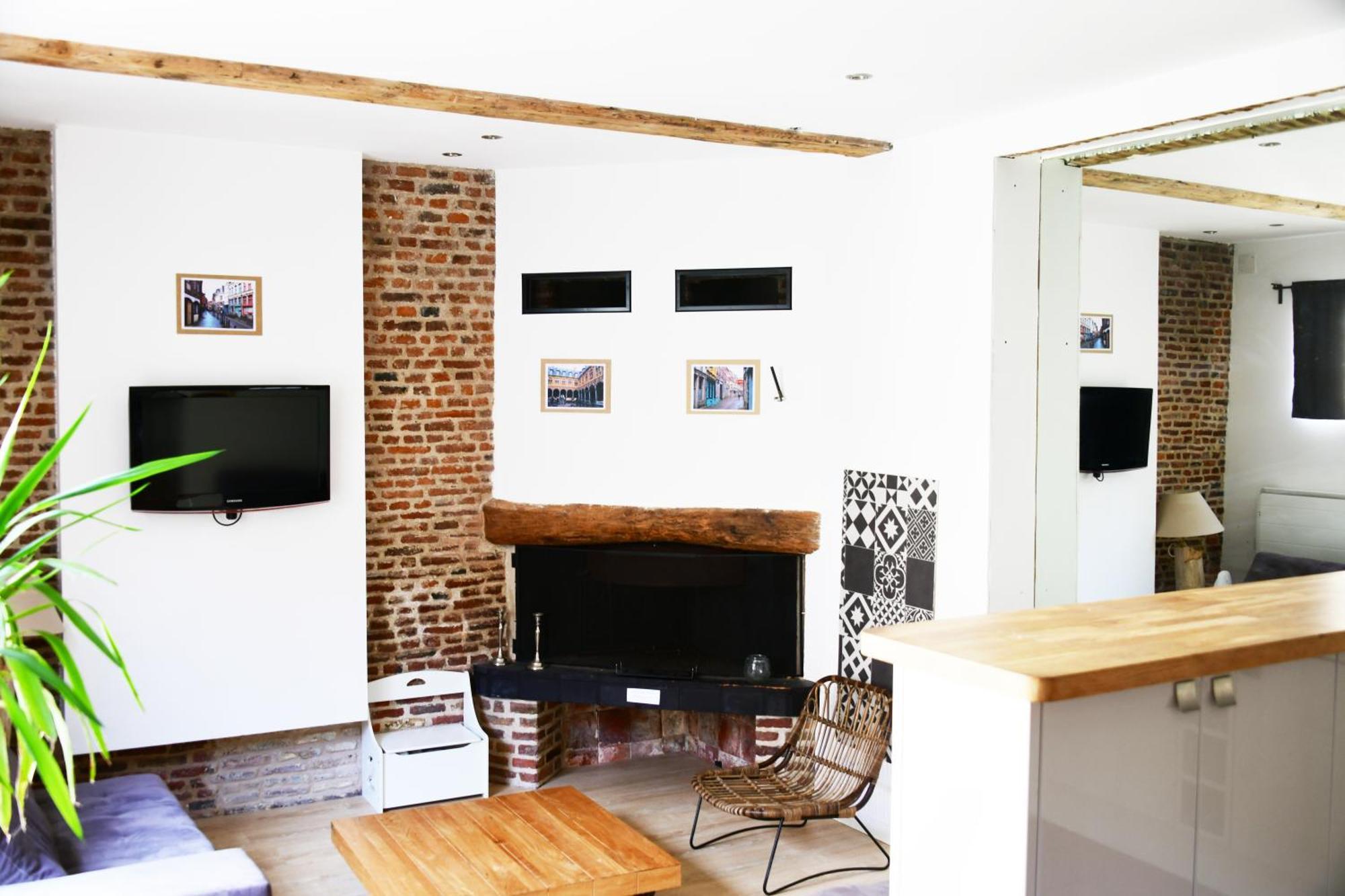 Maison Vieux Lille 3 Chambres Parking Prive 24H24H Acces 客房 照片